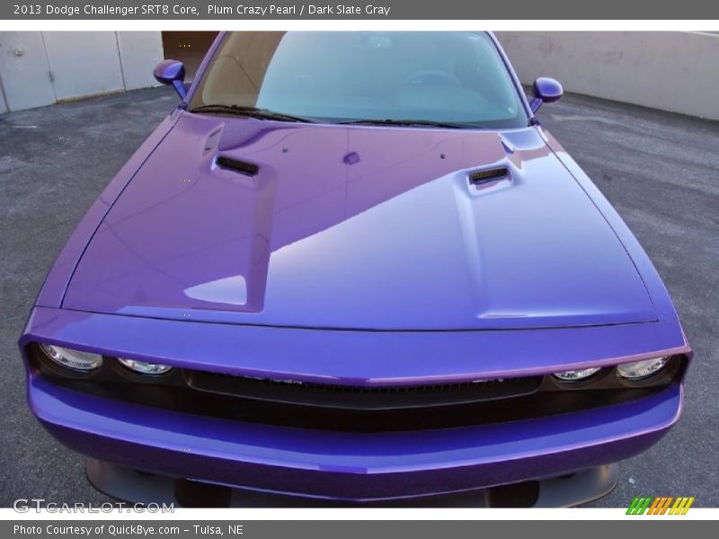 Plum Crazy Pearl / Dark Slate Gray 2013 Dodge Challenger SRT8 Core