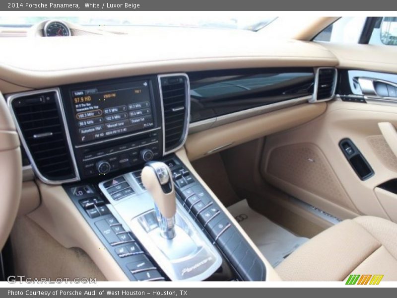 White / Luxor Beige 2014 Porsche Panamera