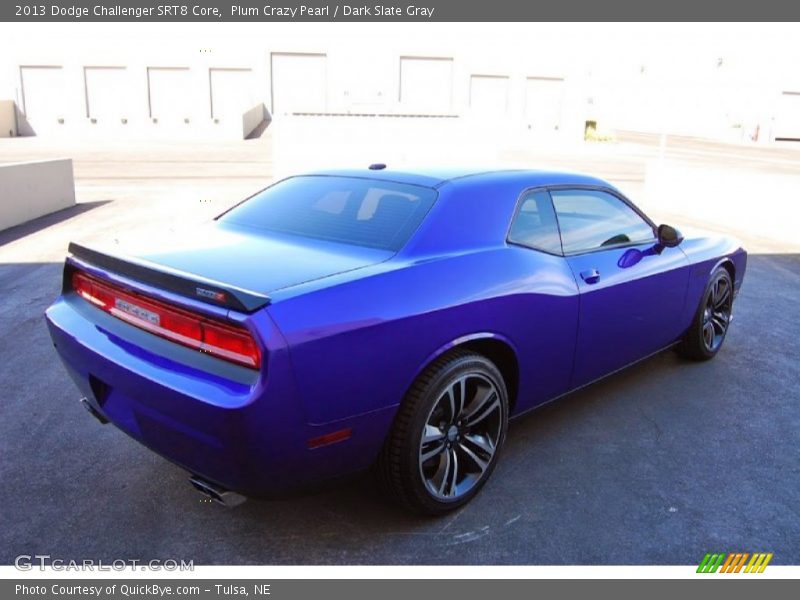 Plum Crazy Pearl / Dark Slate Gray 2013 Dodge Challenger SRT8 Core