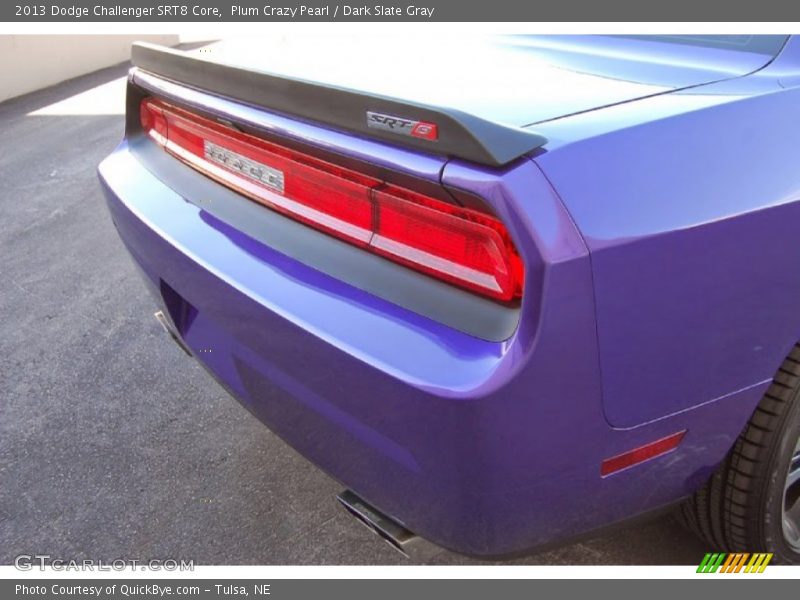 Plum Crazy Pearl / Dark Slate Gray 2013 Dodge Challenger SRT8 Core