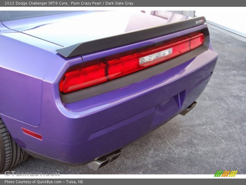 Plum Crazy Pearl / Dark Slate Gray 2013 Dodge Challenger SRT8 Core