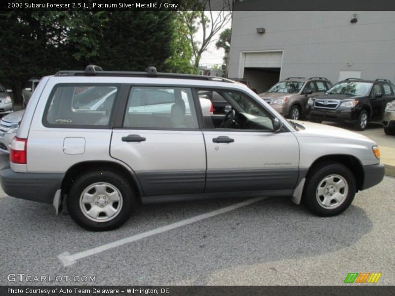 Platinum Silver Metallic / Gray 2002 Subaru Forester 2.5 L