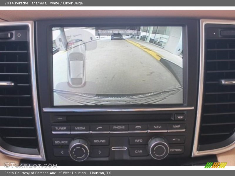 White / Luxor Beige 2014 Porsche Panamera