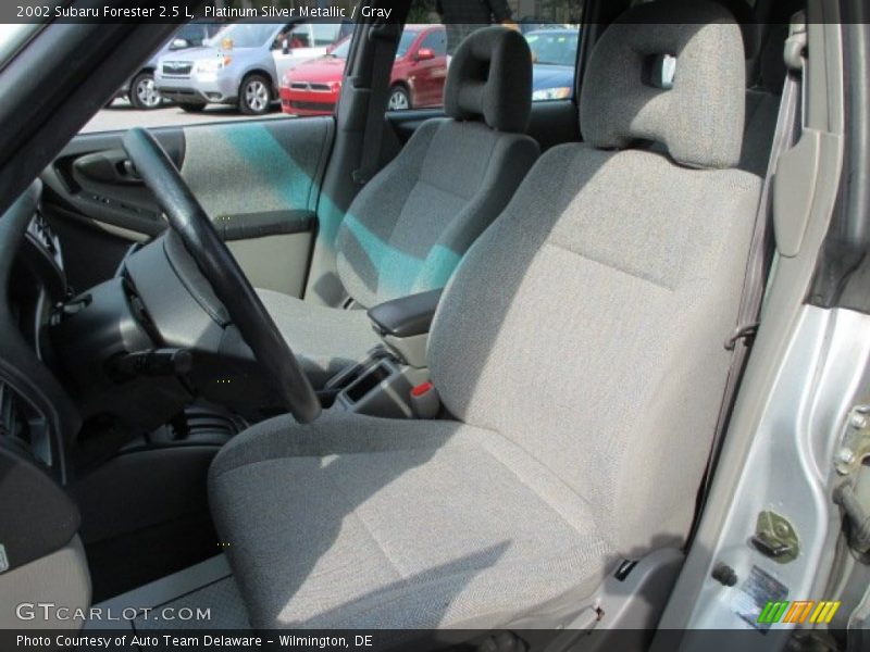 Platinum Silver Metallic / Gray 2002 Subaru Forester 2.5 L