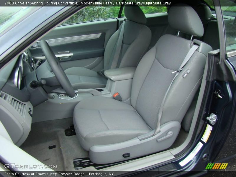 Modern Blue Pearl / Dark Slate Gray/Light Slate Gray 2008 Chrysler Sebring Touring Convertible