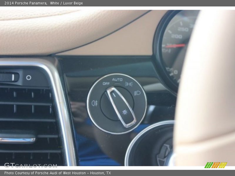 White / Luxor Beige 2014 Porsche Panamera