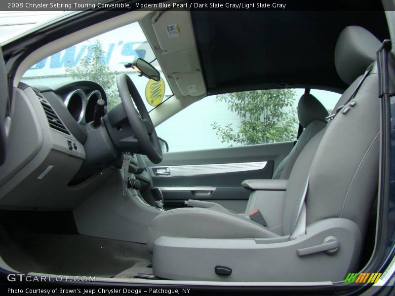 Modern Blue Pearl / Dark Slate Gray/Light Slate Gray 2008 Chrysler Sebring Touring Convertible