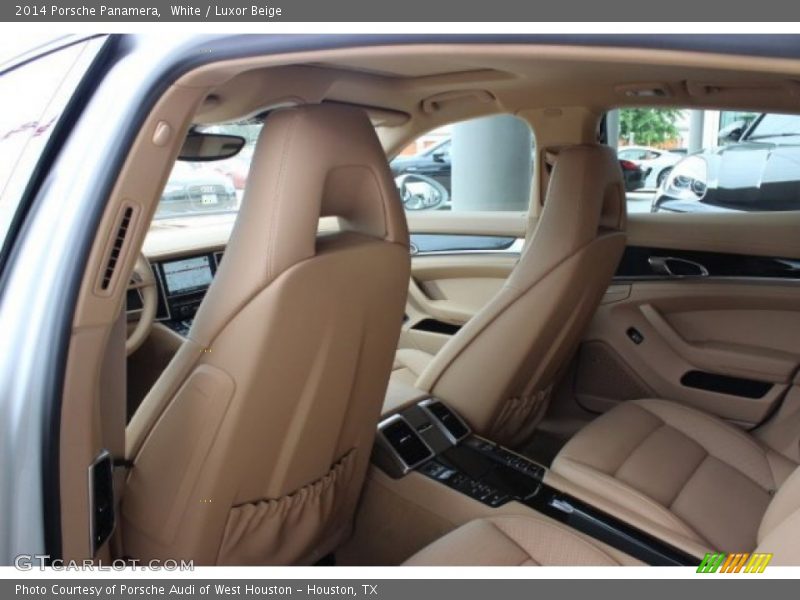 White / Luxor Beige 2014 Porsche Panamera