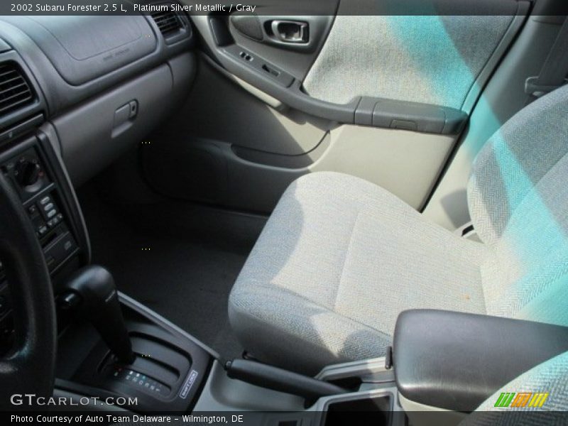 Platinum Silver Metallic / Gray 2002 Subaru Forester 2.5 L