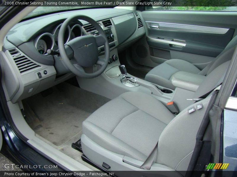 Modern Blue Pearl / Dark Slate Gray/Light Slate Gray 2008 Chrysler Sebring Touring Convertible