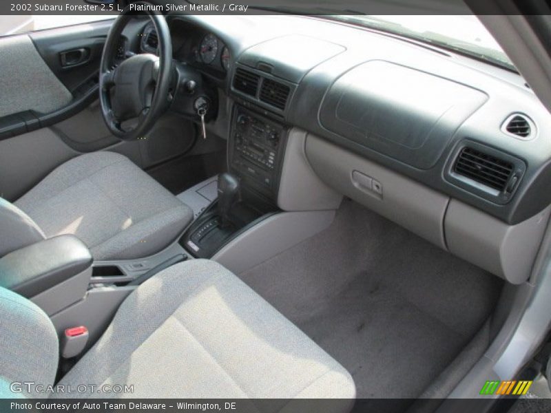 Platinum Silver Metallic / Gray 2002 Subaru Forester 2.5 L