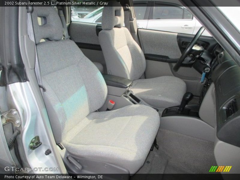 Platinum Silver Metallic / Gray 2002 Subaru Forester 2.5 L