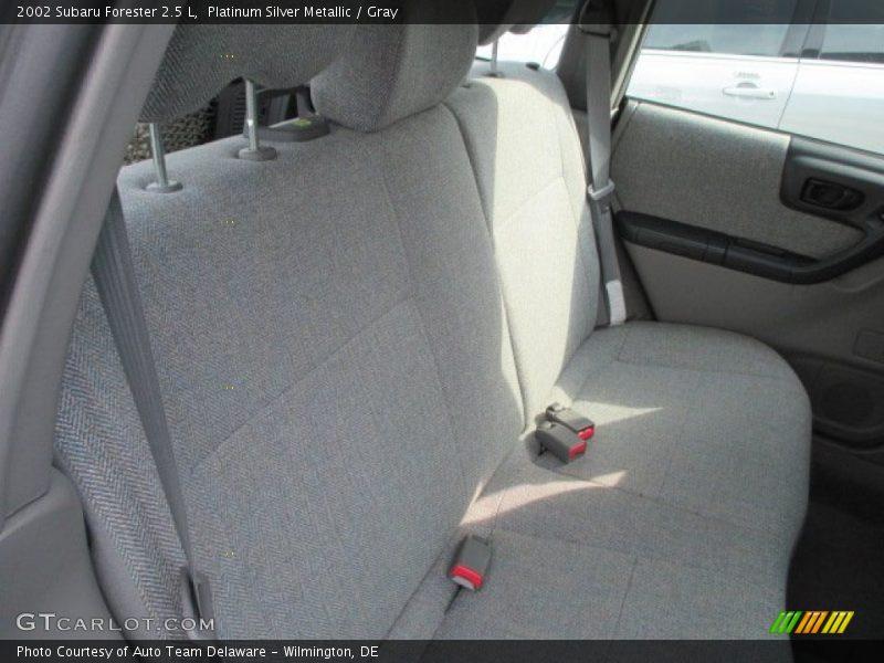 Platinum Silver Metallic / Gray 2002 Subaru Forester 2.5 L