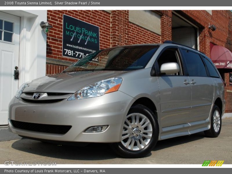 Silver Shadow Pearl / Stone 2008 Toyota Sienna Limited