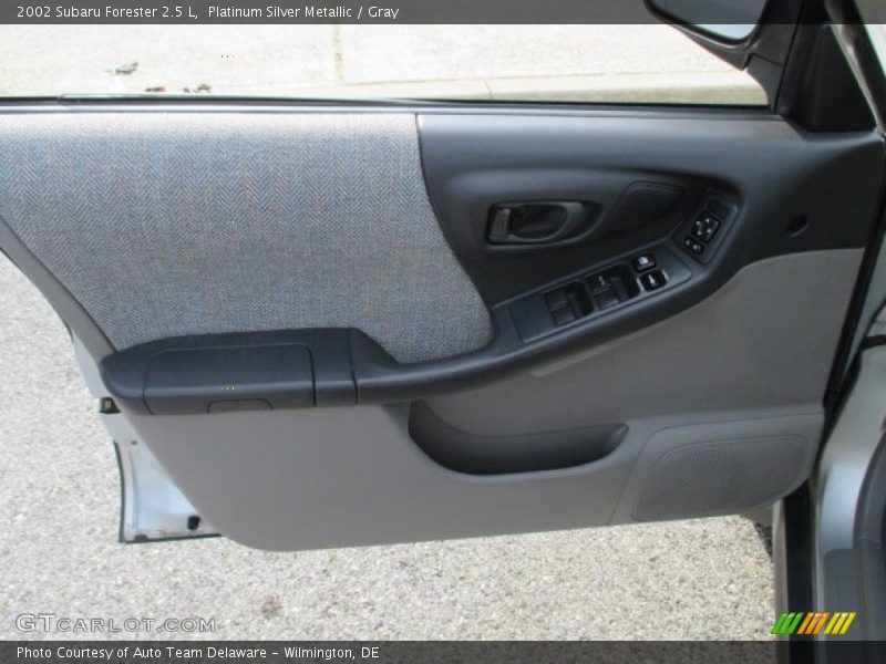 Platinum Silver Metallic / Gray 2002 Subaru Forester 2.5 L