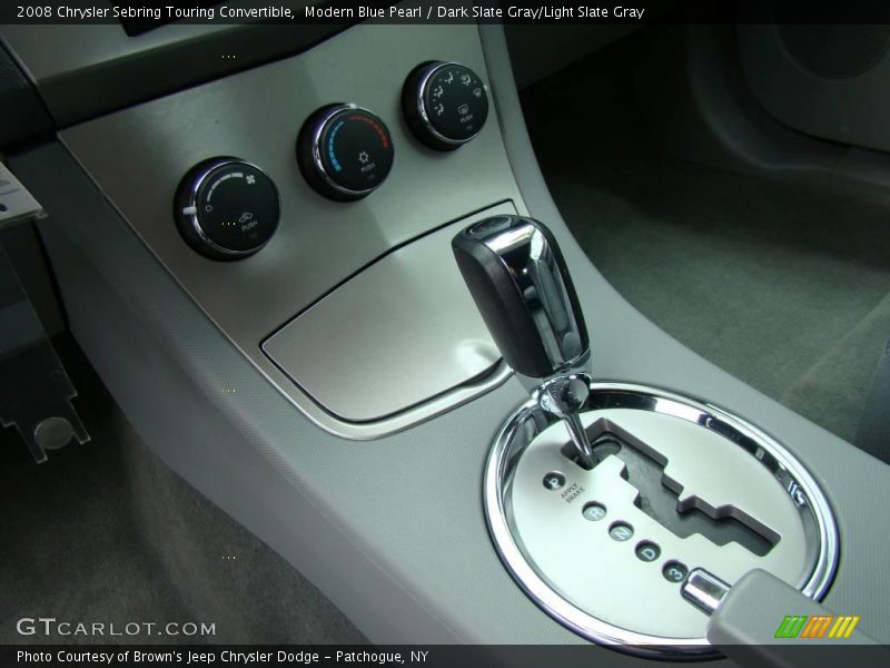 Modern Blue Pearl / Dark Slate Gray/Light Slate Gray 2008 Chrysler Sebring Touring Convertible
