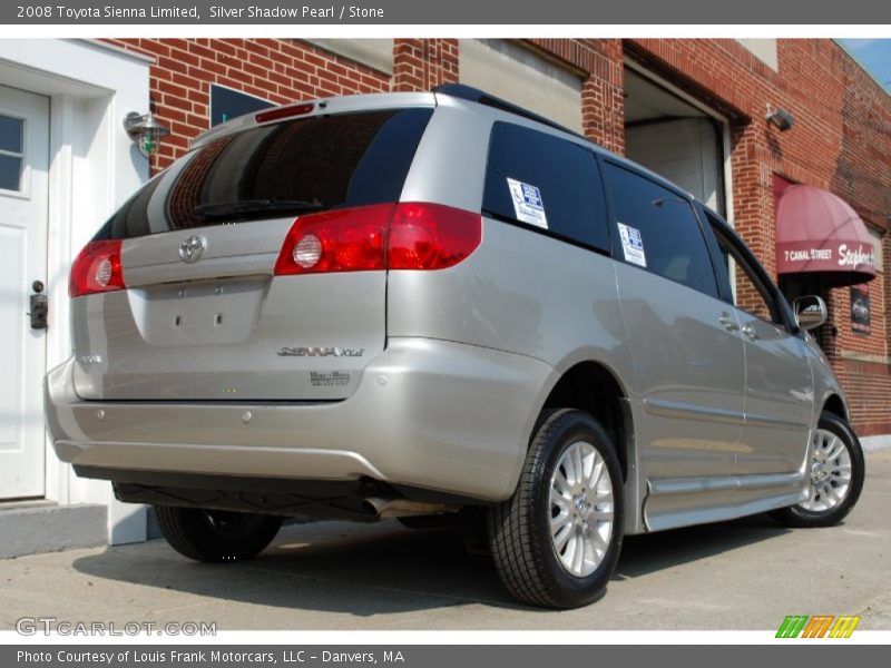 Silver Shadow Pearl / Stone 2008 Toyota Sienna Limited