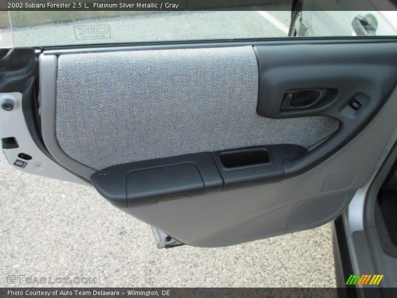 Platinum Silver Metallic / Gray 2002 Subaru Forester 2.5 L
