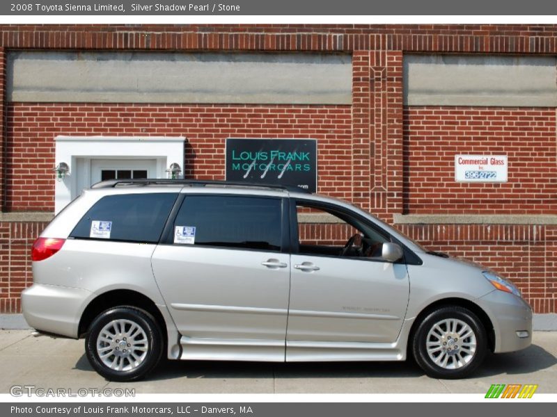 Silver Shadow Pearl / Stone 2008 Toyota Sienna Limited