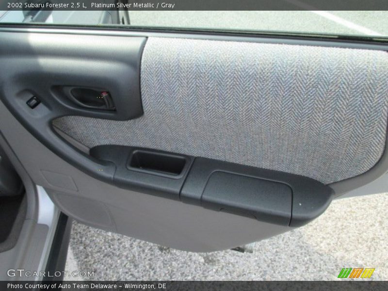 Platinum Silver Metallic / Gray 2002 Subaru Forester 2.5 L