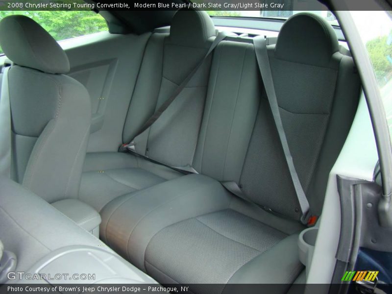 Modern Blue Pearl / Dark Slate Gray/Light Slate Gray 2008 Chrysler Sebring Touring Convertible