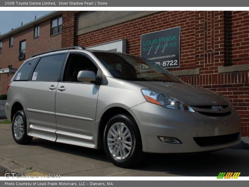 Silver Shadow Pearl / Stone 2008 Toyota Sienna Limited