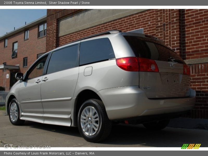 Silver Shadow Pearl / Stone 2008 Toyota Sienna Limited