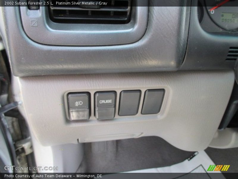 Platinum Silver Metallic / Gray 2002 Subaru Forester 2.5 L