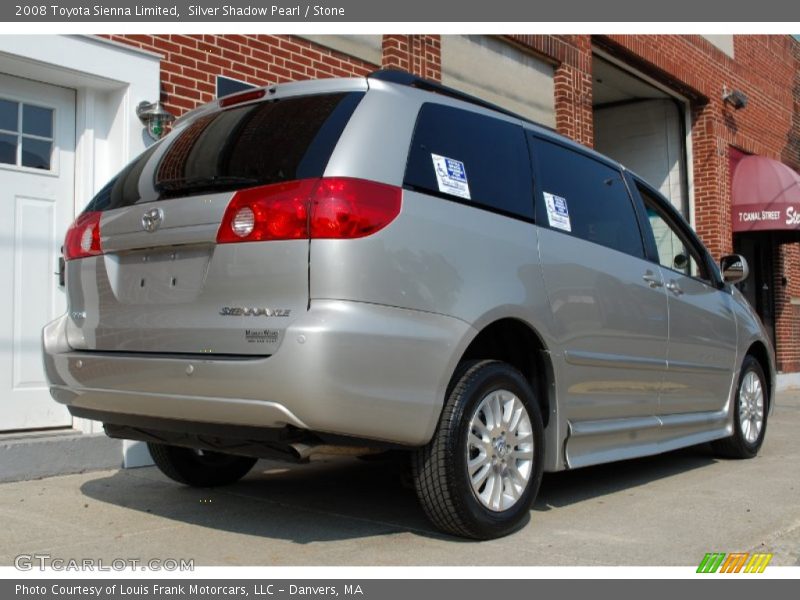 Silver Shadow Pearl / Stone 2008 Toyota Sienna Limited
