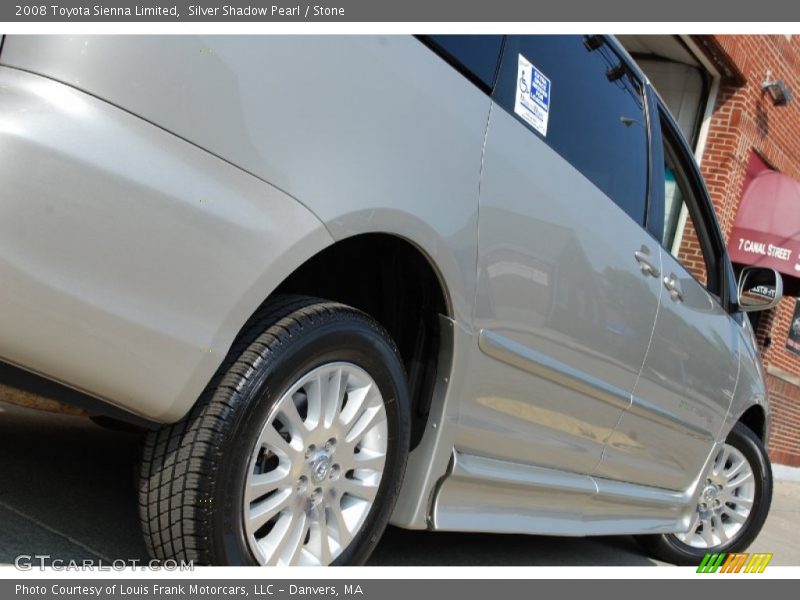 Silver Shadow Pearl / Stone 2008 Toyota Sienna Limited