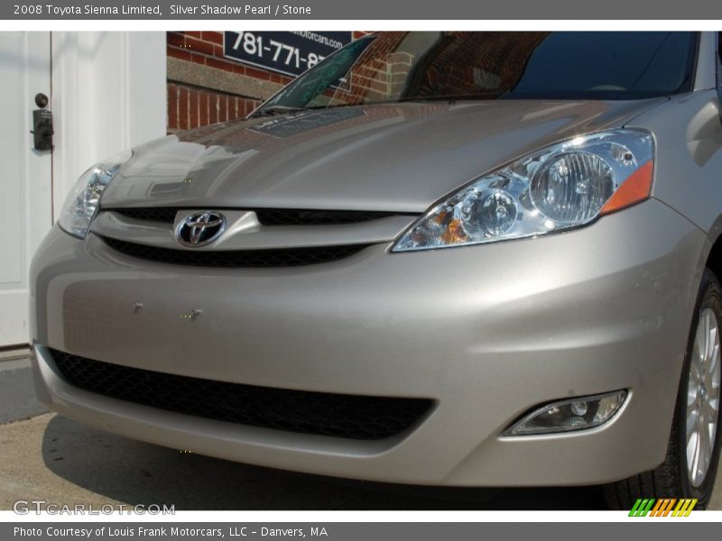 Silver Shadow Pearl / Stone 2008 Toyota Sienna Limited