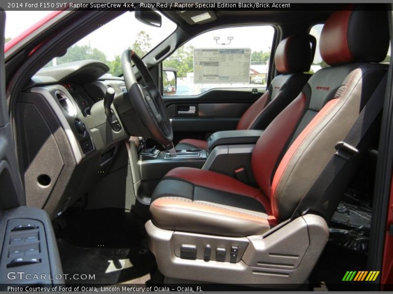 Ruby Red / Raptor Special Edition Black/Brick Accent 2014 Ford F150 SVT Raptor SuperCrew 4x4