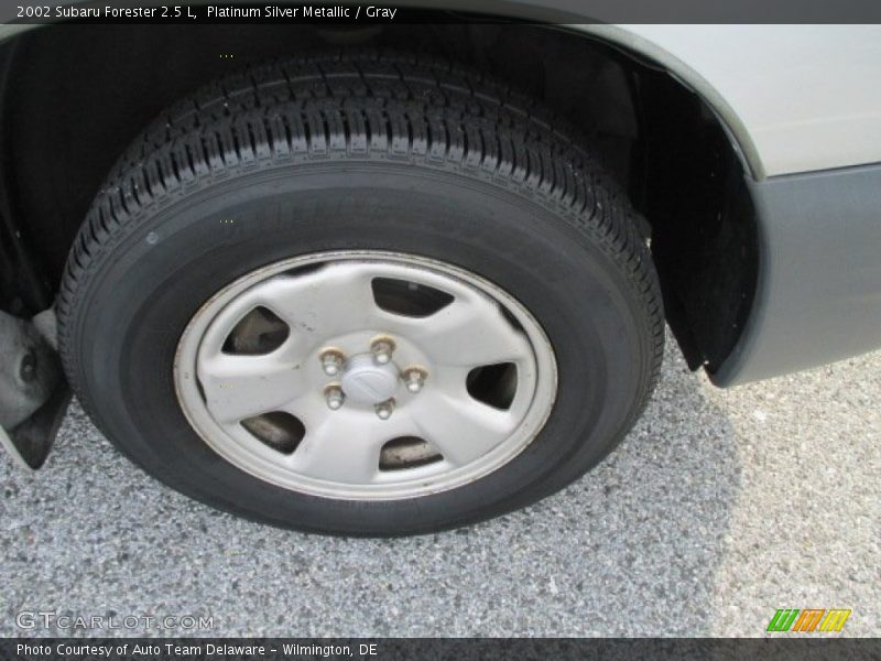 Platinum Silver Metallic / Gray 2002 Subaru Forester 2.5 L