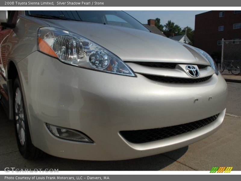Silver Shadow Pearl / Stone 2008 Toyota Sienna Limited