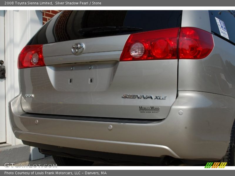 Silver Shadow Pearl / Stone 2008 Toyota Sienna Limited