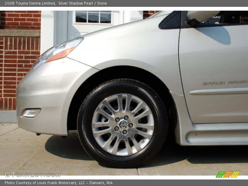 Silver Shadow Pearl / Stone 2008 Toyota Sienna Limited