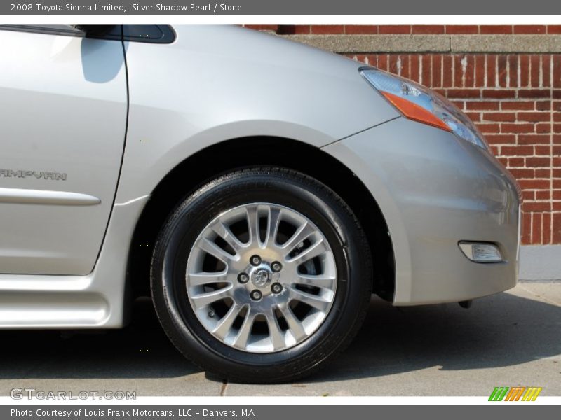 Silver Shadow Pearl / Stone 2008 Toyota Sienna Limited
