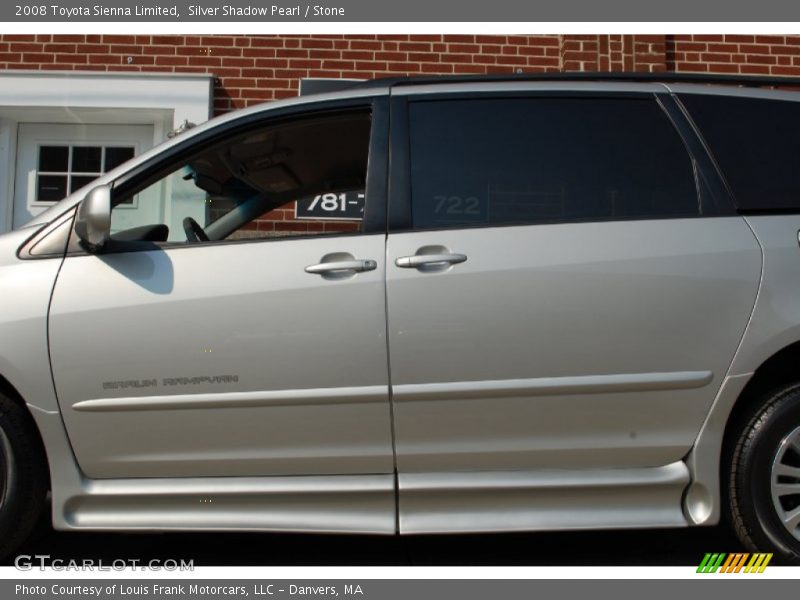Silver Shadow Pearl / Stone 2008 Toyota Sienna Limited