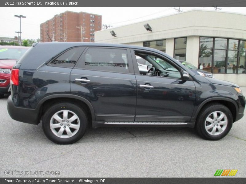 Pacific Blue / Black 2012 Kia Sorento LX