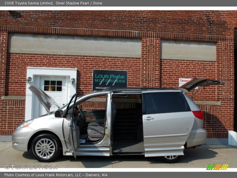 Silver Shadow Pearl / Stone 2008 Toyota Sienna Limited