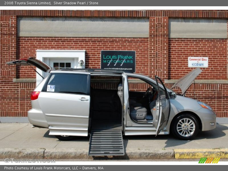 Silver Shadow Pearl / Stone 2008 Toyota Sienna Limited
