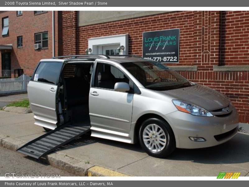 Silver Shadow Pearl / Stone 2008 Toyota Sienna Limited