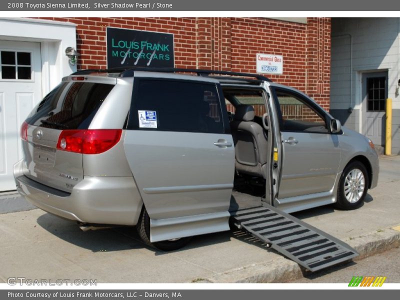 Silver Shadow Pearl / Stone 2008 Toyota Sienna Limited