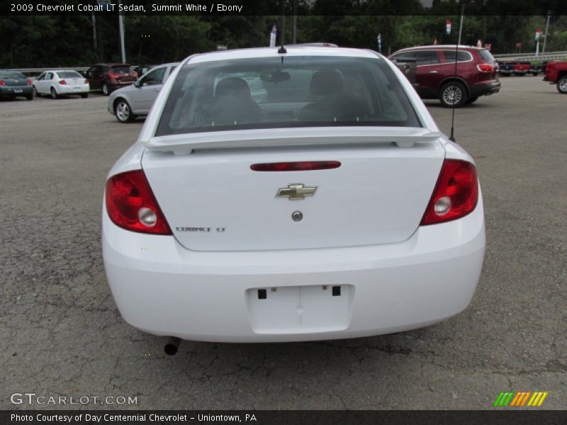 Summit White / Ebony 2009 Chevrolet Cobalt LT Sedan