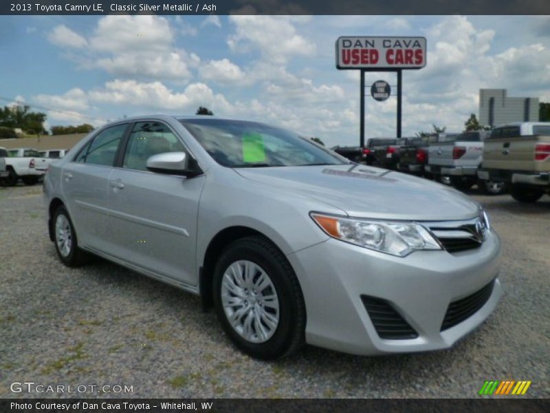 Classic Silver Metallic / Ash 2013 Toyota Camry LE