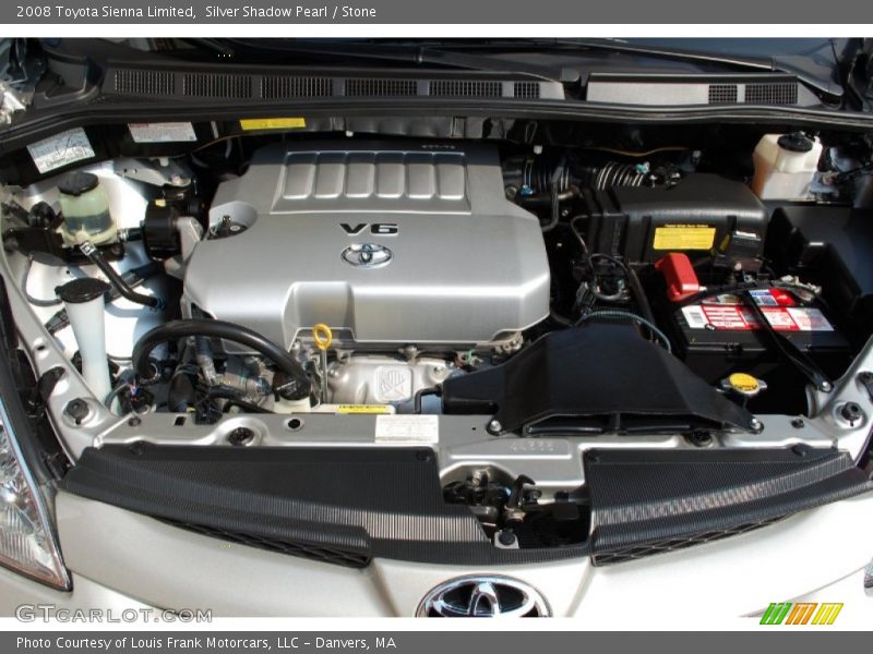 Silver Shadow Pearl / Stone 2008 Toyota Sienna Limited