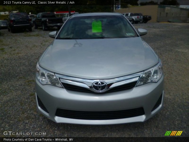 Classic Silver Metallic / Ash 2013 Toyota Camry LE