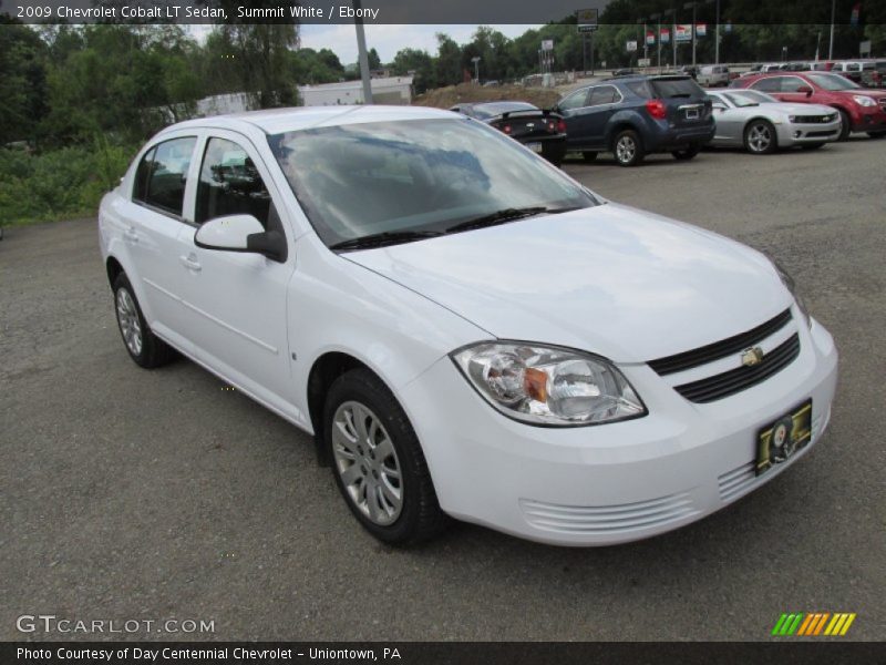 Summit White / Ebony 2009 Chevrolet Cobalt LT Sedan