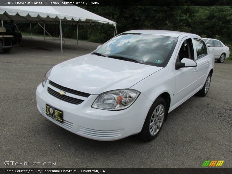 Summit White / Ebony 2009 Chevrolet Cobalt LT Sedan