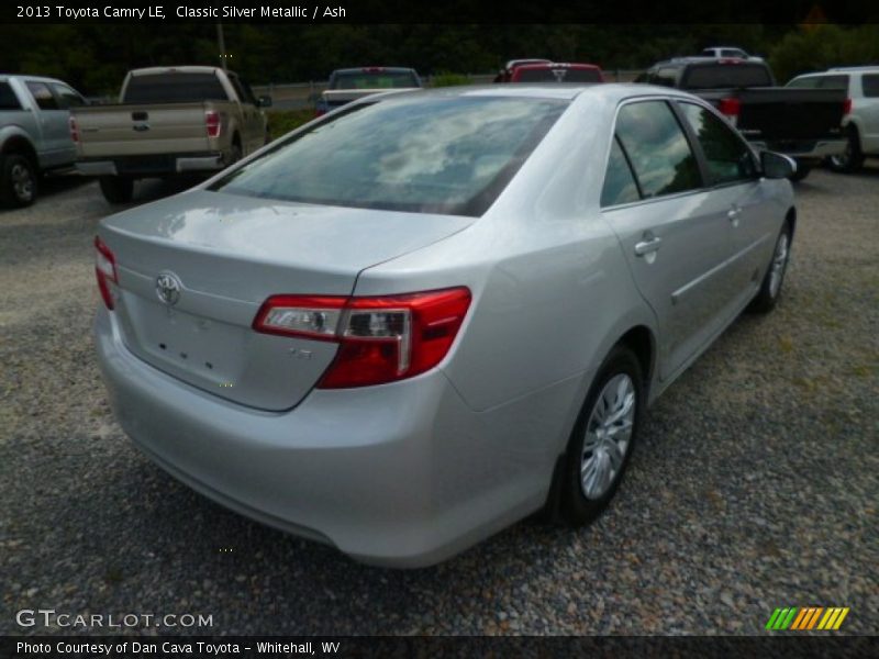 Classic Silver Metallic / Ash 2013 Toyota Camry LE